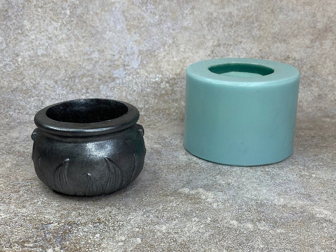 Magic Cauldron With Flame. Silicone Molds. Silicone Mold 3d. Forms for