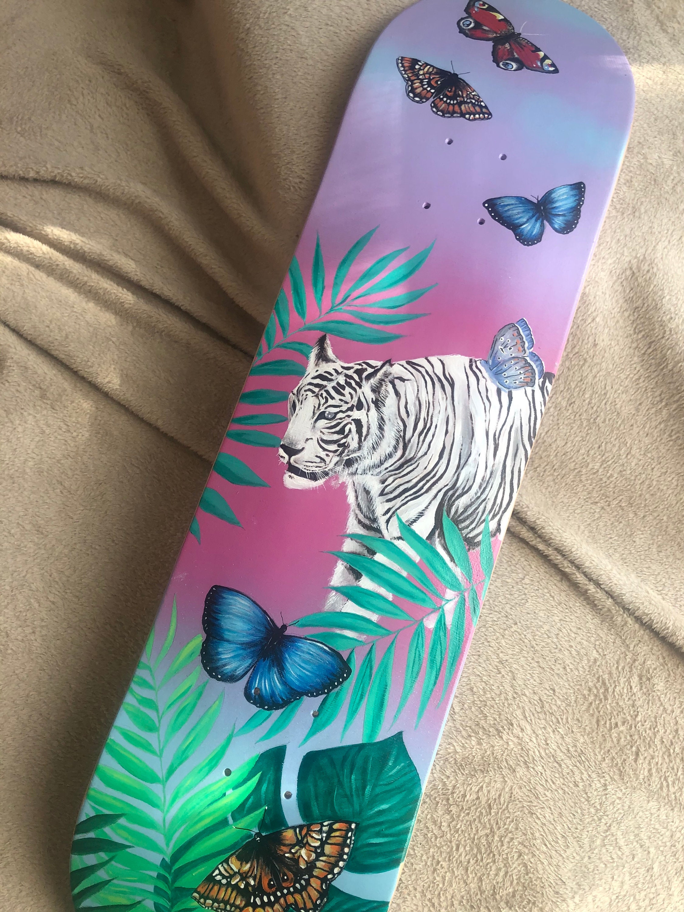 Skateboard Tigre et Jungle