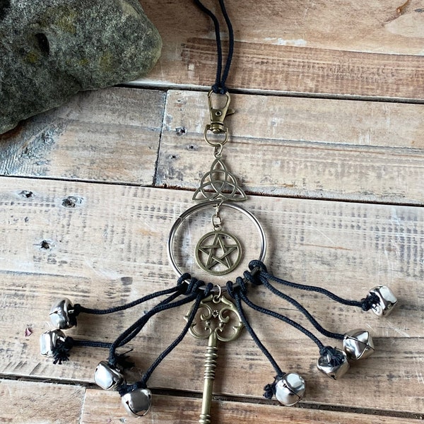 Celtic Inspired Witch's Door Protection Bells - Ancient Wisdom, Melodic Safeguard