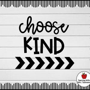 Bulletin Board Letters | Choose Kind | Classroom Décor | Teacher Supplies