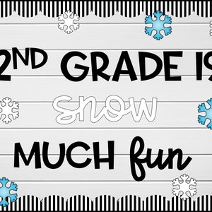 Bulletin Board Letters | Snow Much Fun | Classroom Décor | Teacher Supplies