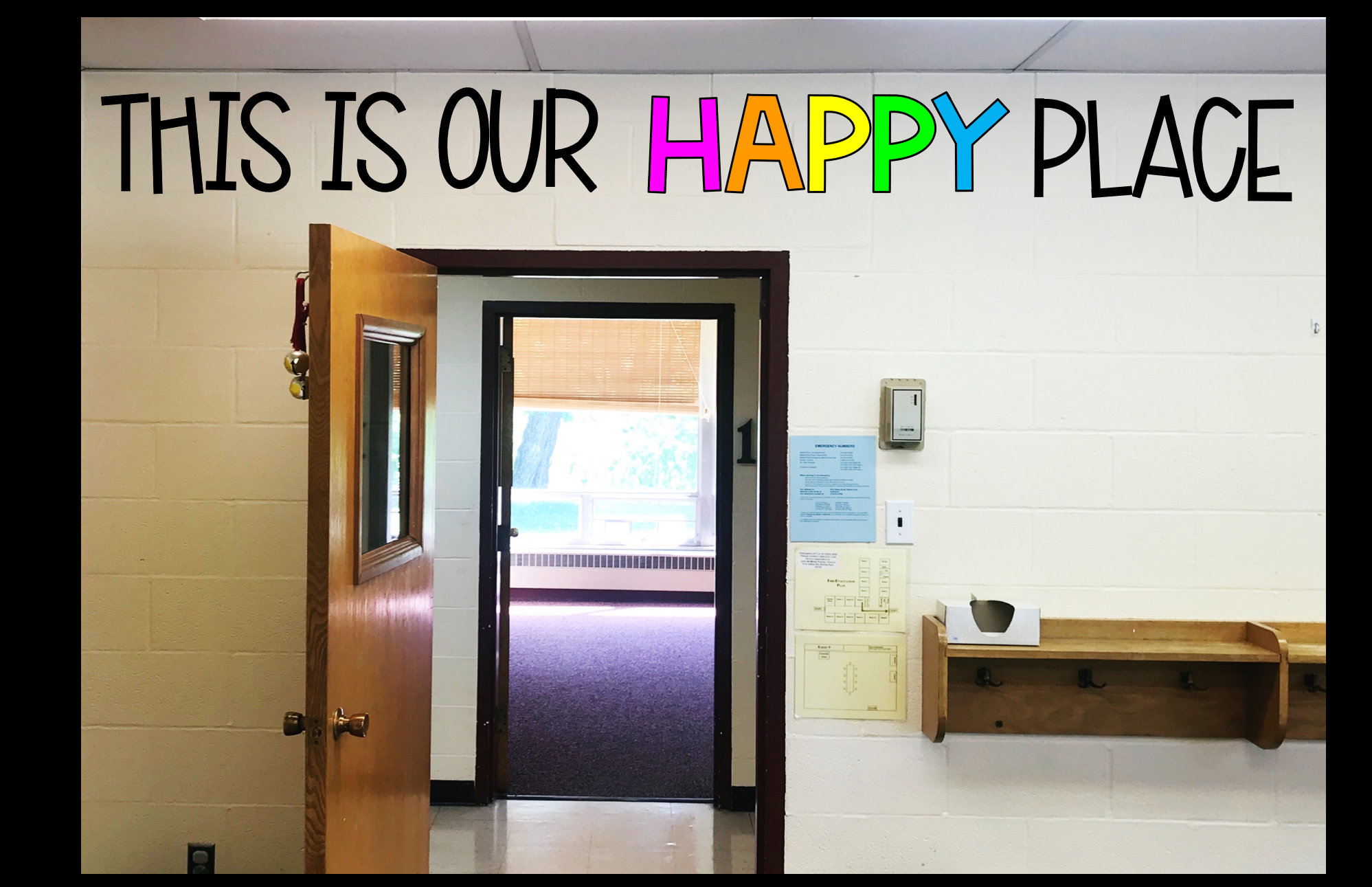 Bulletin Board Letters This is Our Happy Place Classroom Etsy