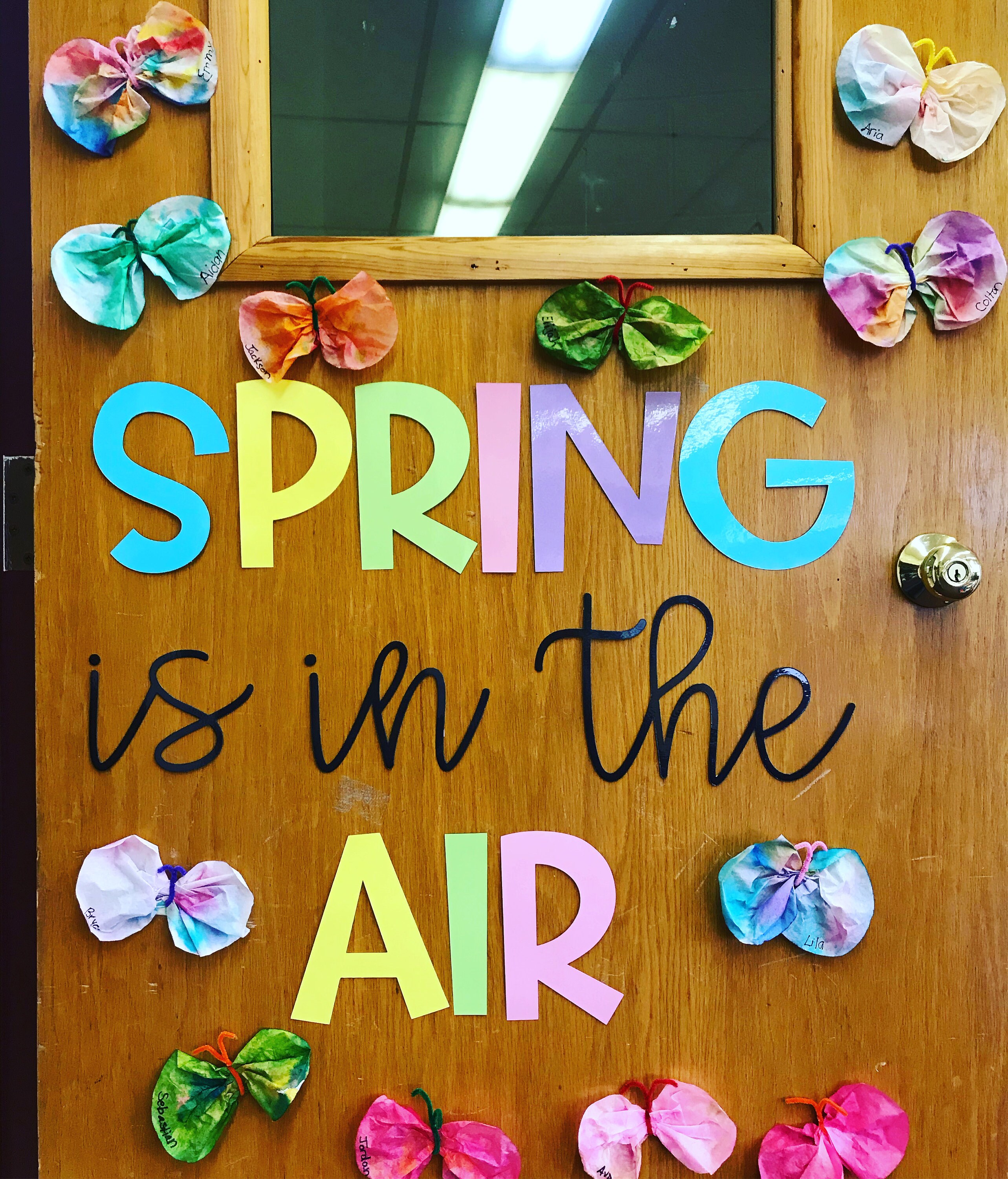 Spring is in the Air Bulletin Board Letters Teacher Etsy
