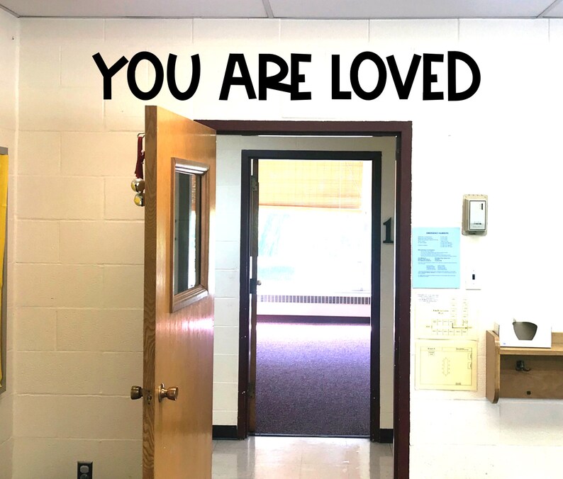 Bulletin Board Lettersyou Are Lovedclassroom Decor Etsy