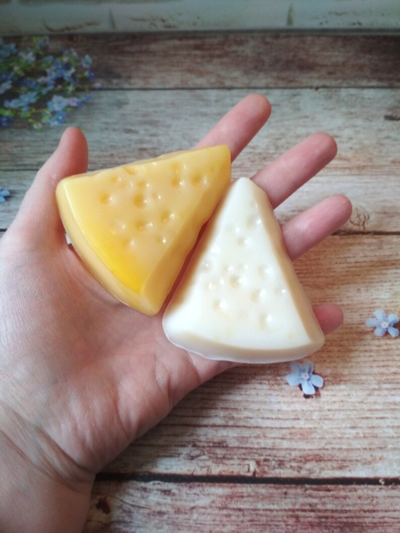 Cheese soap Lover gift Fake Food Soap Set 4 pcs birthday gift Etsy