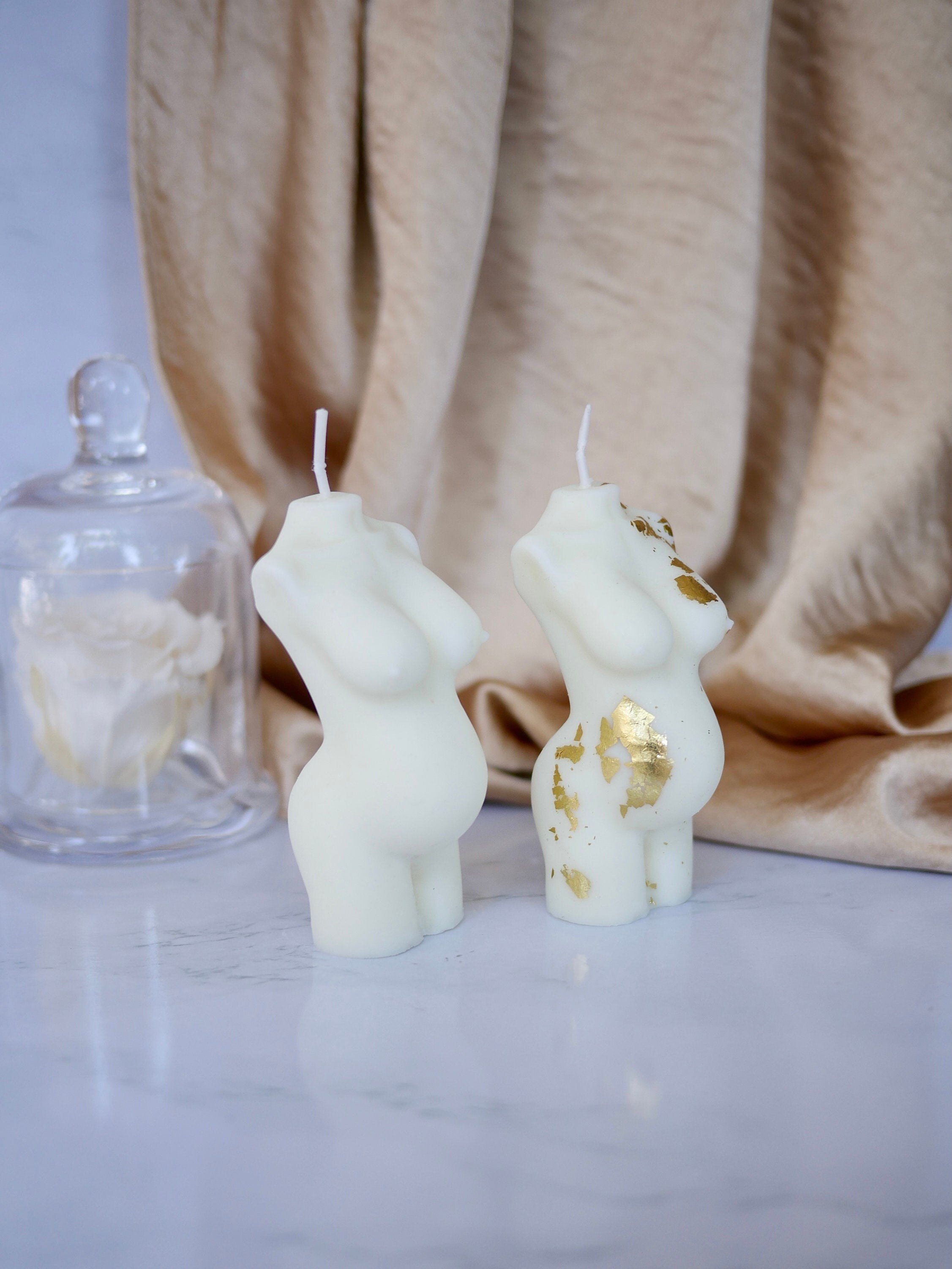 Pregnant Body Organic Soy Candle Orchid Scented Maternity Etsy