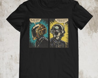 daft punk homework bomber jacket Comic style - Daft Punk shirt.
