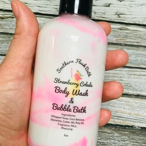 Strawberry Colada Body Wash & Bubble Bath