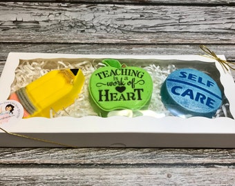 Teacher bath bomb gift set