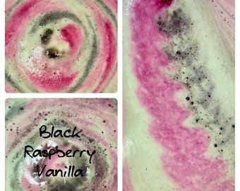 Black Raspberry Vanilla Bath Bomb