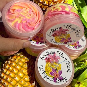 Pineapple Passion fruit Whipped Soap