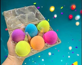 Rainbow Egg Gift Carton Bath Bombs