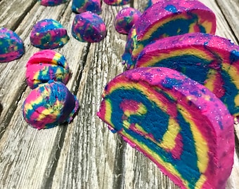 Tie Dye Bubble Slices