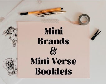 Extra Booklets from Mini Brands & Mini Verse