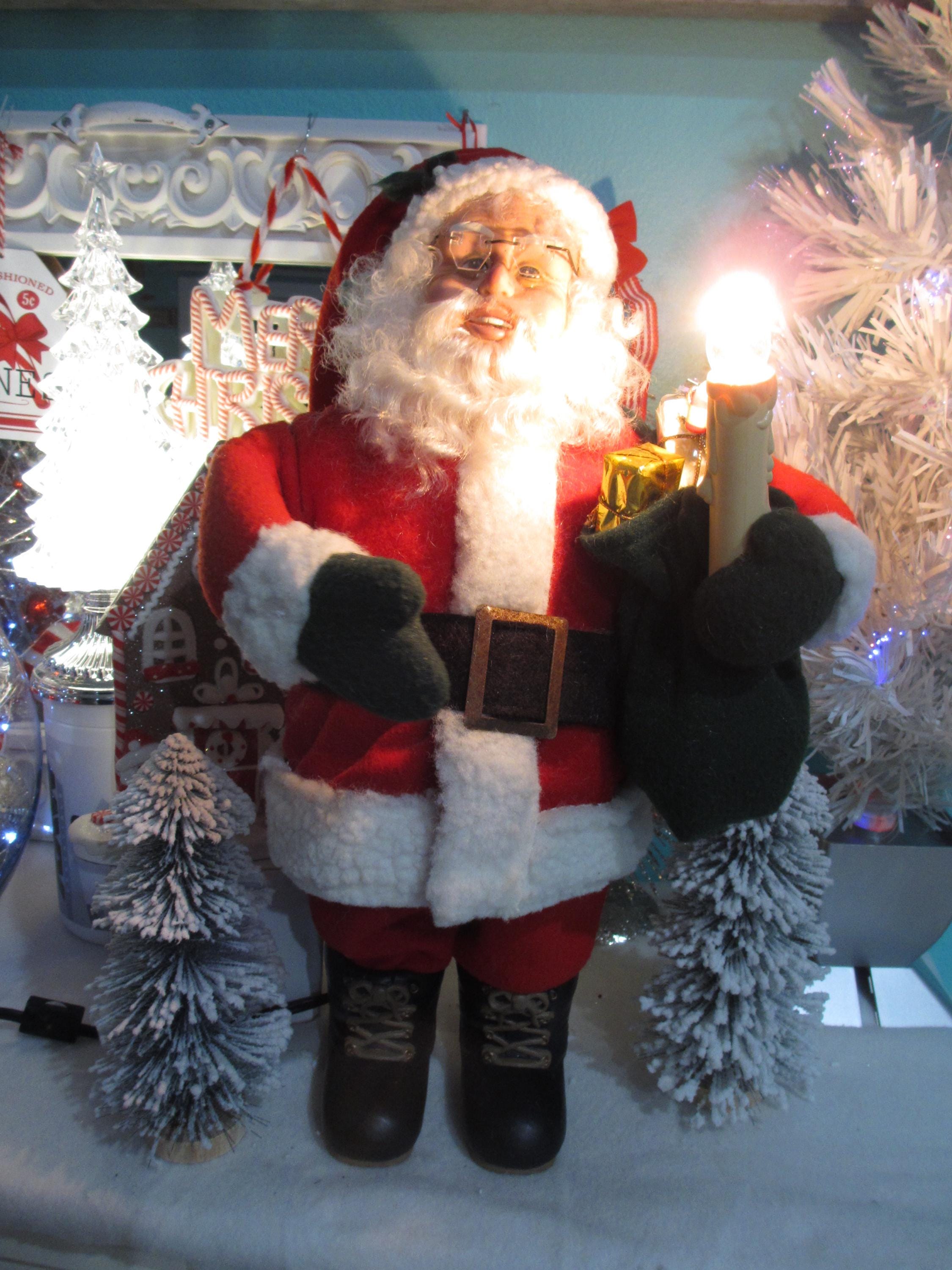 Vintage Santa Light - Etsy