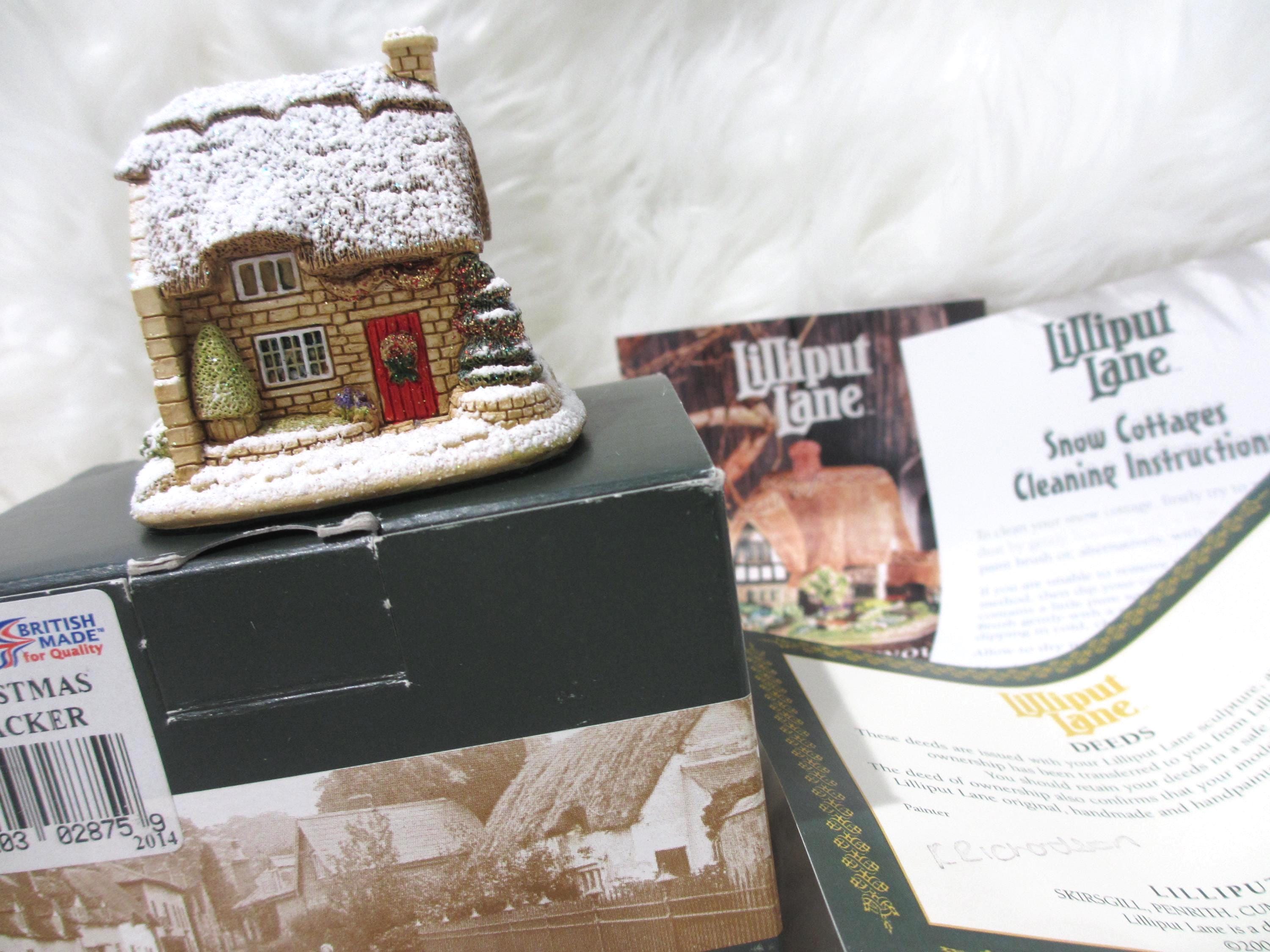 Lilliput Lane Snow Cottages - Etsy UK