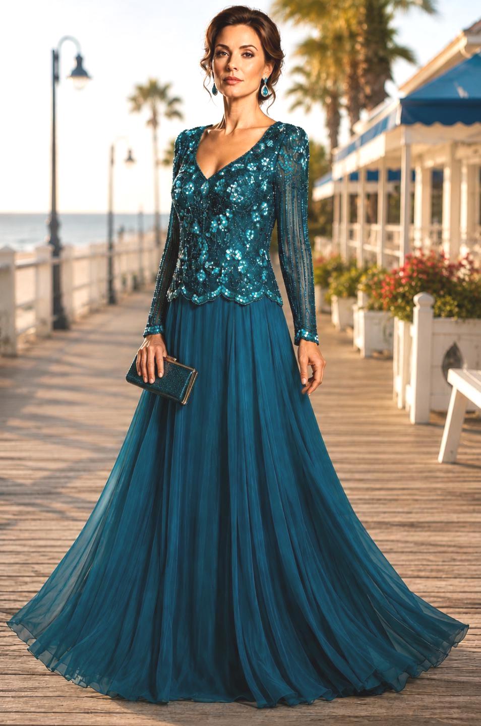 teal mother of the bride dress Dresses Green dress 35+ Champagne Nail Designs Color:Darkred Elevate your special occasion womens-orion-family