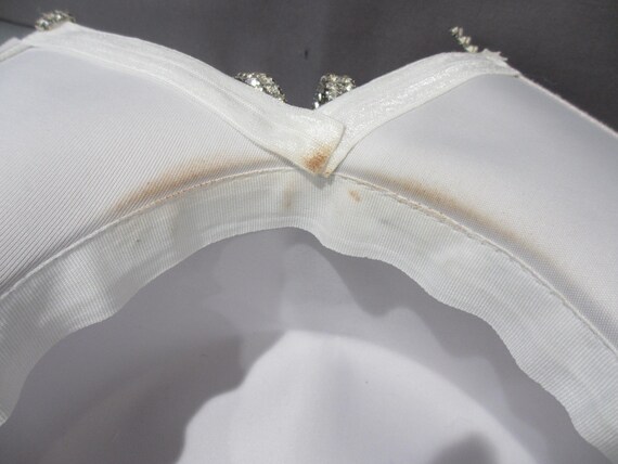 DVC Exclusive Rhinestone Statement Hat Silver Sat… - image 17