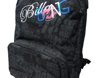 Rare Black Jansport Leather Bottom Backpack Day Pack Made in USA