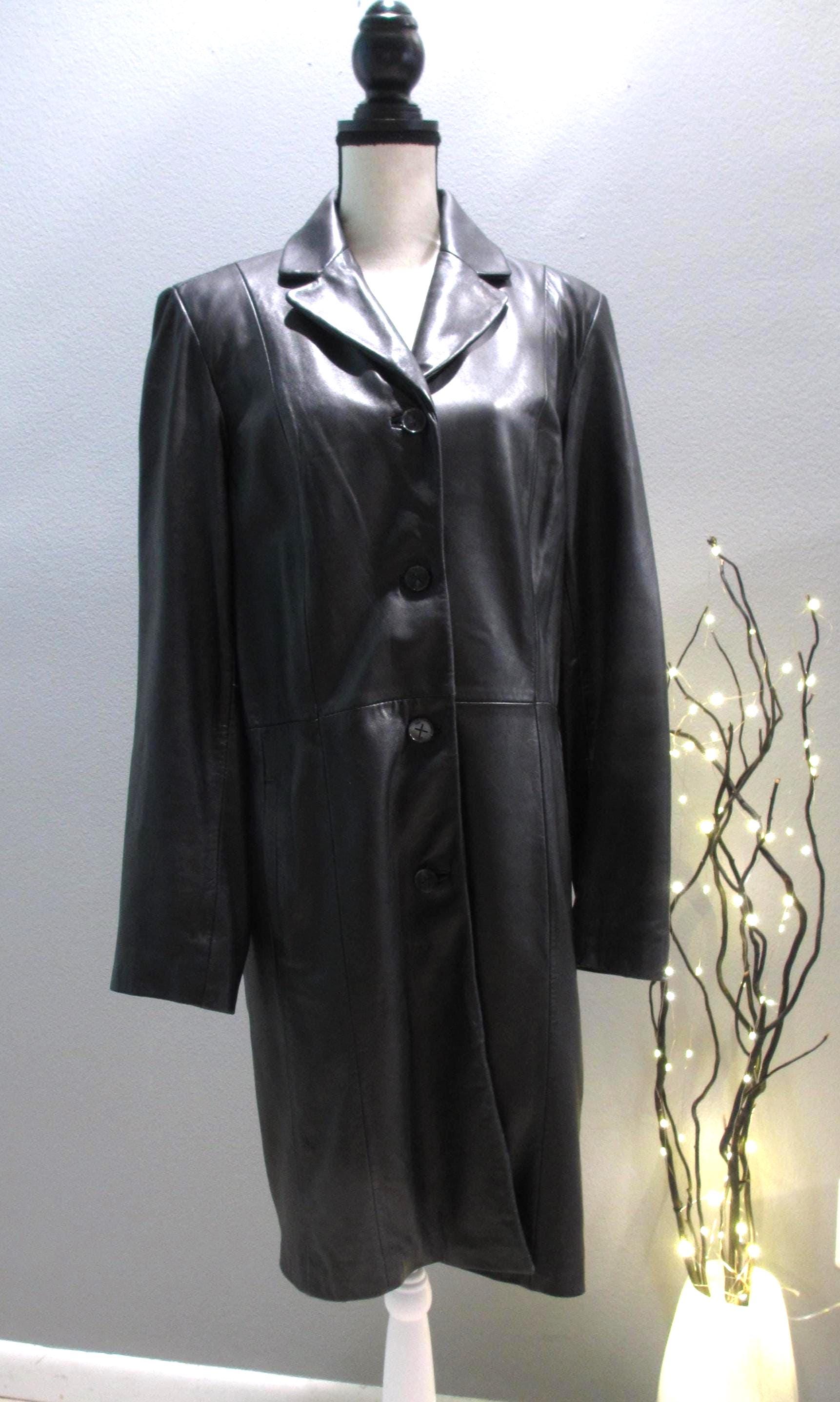 90s Long Coat - Etsy