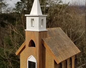 The Old Barn Birdhouse Rustic Primitive Handmade Solid Rough Etsy