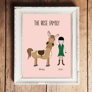 Personalised Family Portrait, Custom Family Picture, Personalised Print, Unique Character drawing, Bespoke Family Cartoon, Christmas Gift image 6