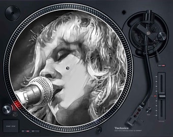 12" Felt Turntable Slipmat - Stevie Nicks Tribute - Record Player Slipmat