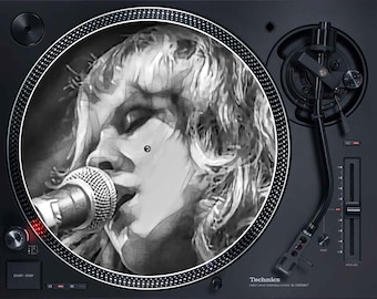 12" Felt Turntable Slipmat - Stevie Nicks Tribute - Record Player Slipmat