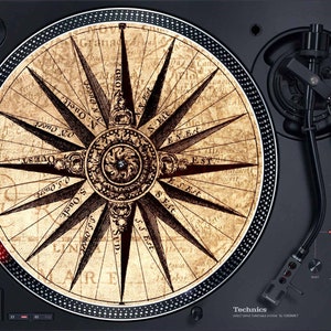 12&quot; Cork Slipmat - Nautical Turntable Slipmat