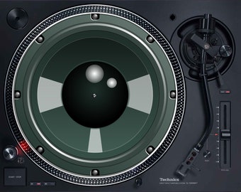 12" Felt Turntable Slipmat - Speaker Subwoofer - Record Player Slipmat