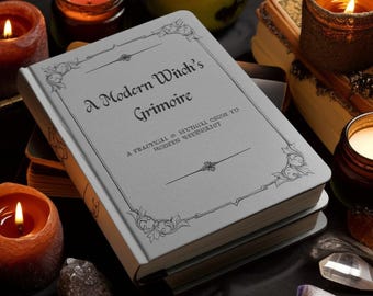The Modern Witch’s Grimoire | Digital Witchcraft Journal, Book of Shadows, Wheel of the Year, Printable Witchy Workbook
