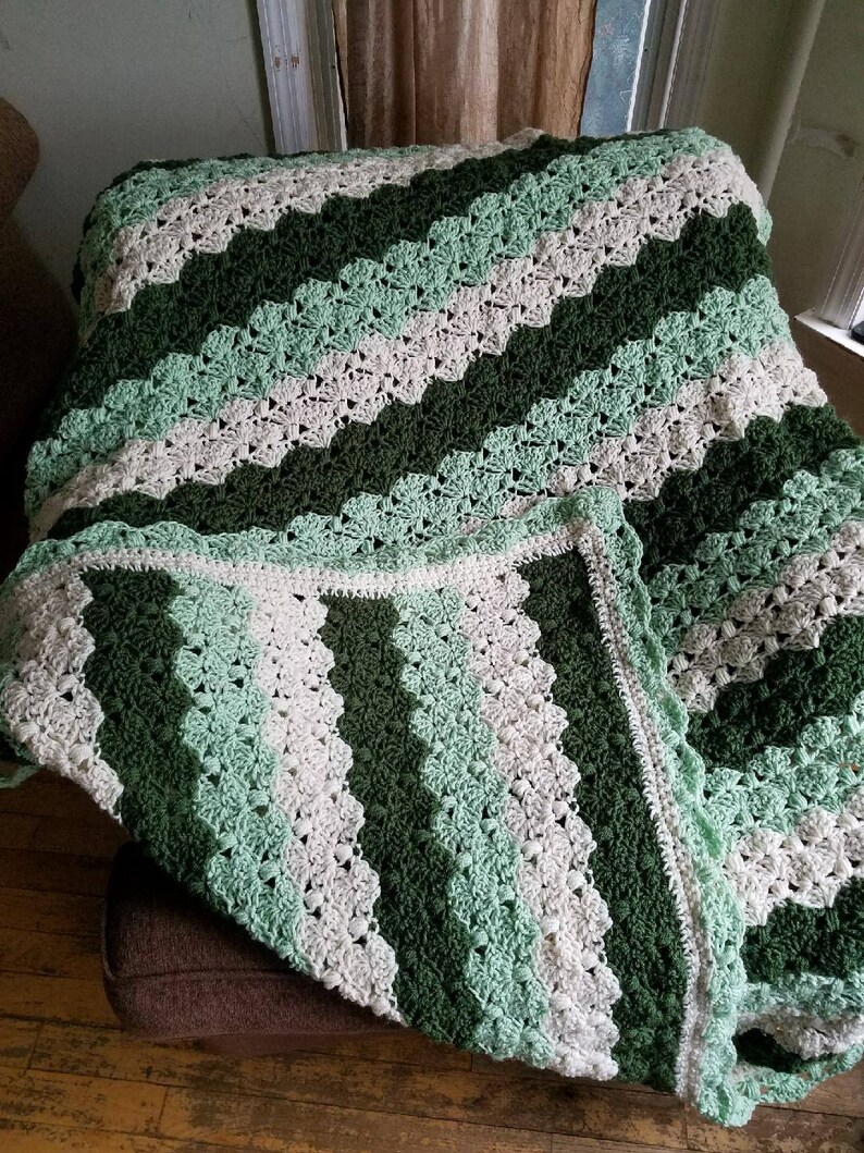 Worsted Weight Crochet Blanket Etsy