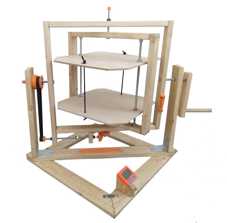 New Limited Time Price Pro-tocast Manual Rotocaster with 12 Plates Hand-built in the USA image 1