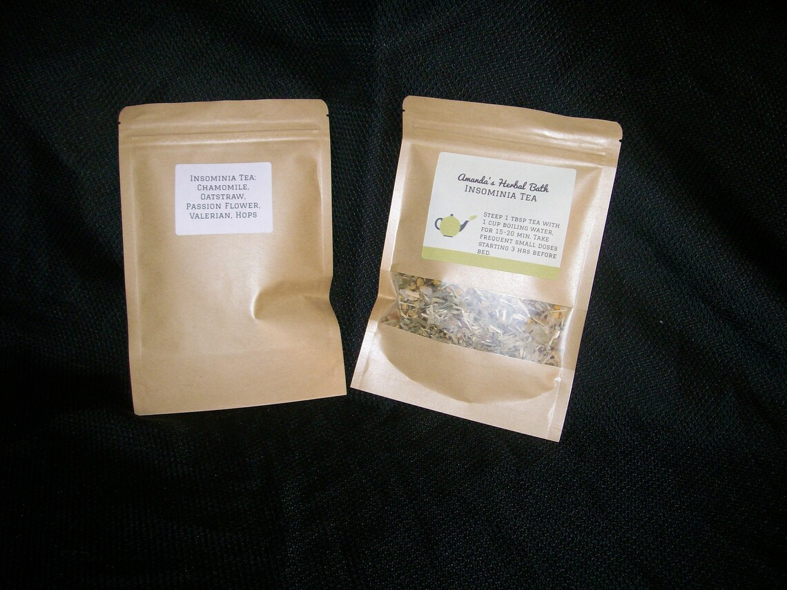 Insomnia Herbal Tea Etsy