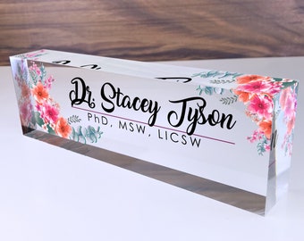 Desk Name Plate Etsy