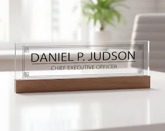 Desk Name Plate Custom, Office Name Plate, Phd Gift, Office Gift, Desk Name Plate Custom, Name Plate for Desk, Desk Plaque, Name Plate