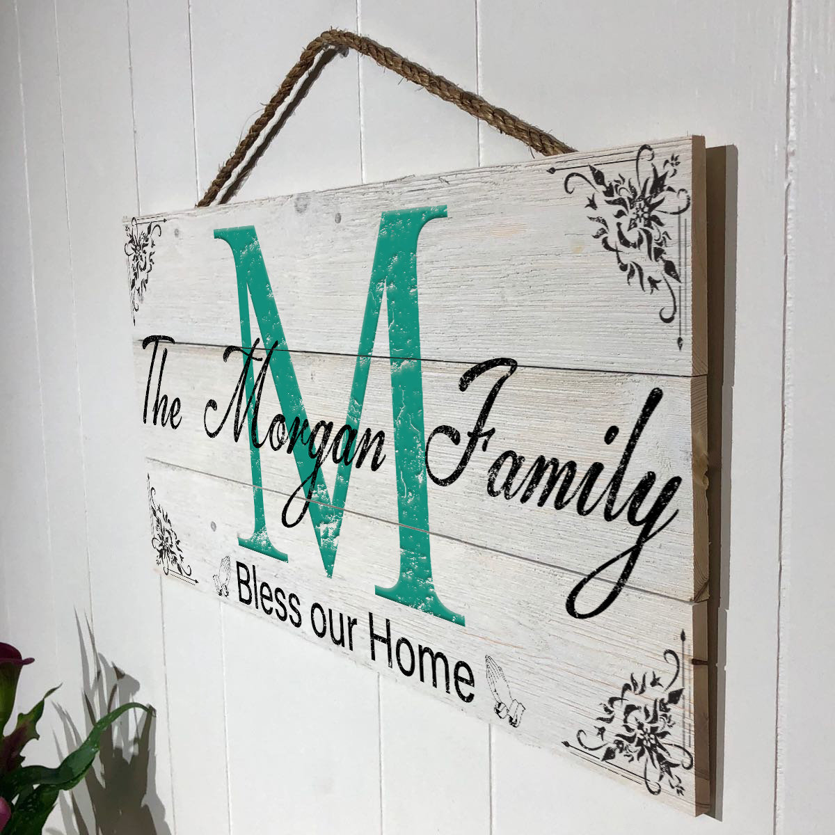 Personalized Family Sign Custom Family Name Wood Sign Rustic Etsy
