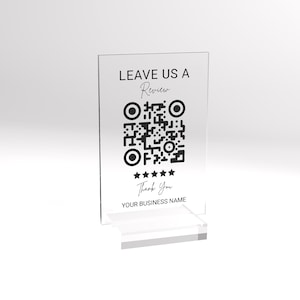 Acrylic Plaque, Business Review Sign, Salon Sign, Custom Cloud Media Sign, Reception Sign, Beauty Review Sign, Payment Method