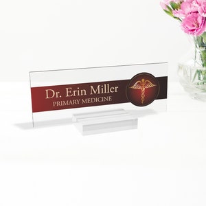 Personalized name plate for desk, custom office decor, work gift, coworker gift, desk nameplate, desk sign, office gift, promotion gift