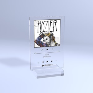 Custom Acrylic Music Plaque: Personalized Photo & Song, Scannable QR Code