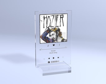 Custom Acrylic Music Plaque: Personalized Photo & Song, Scannable QR Code