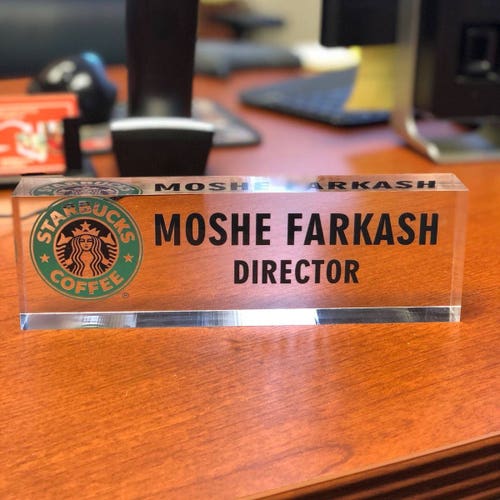 Personalized Name Plate for Desk Custom Office Decor Etsy
