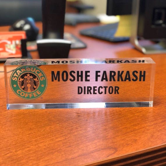 Personalized Name Plate For Desk Custom Office Decor Etsy