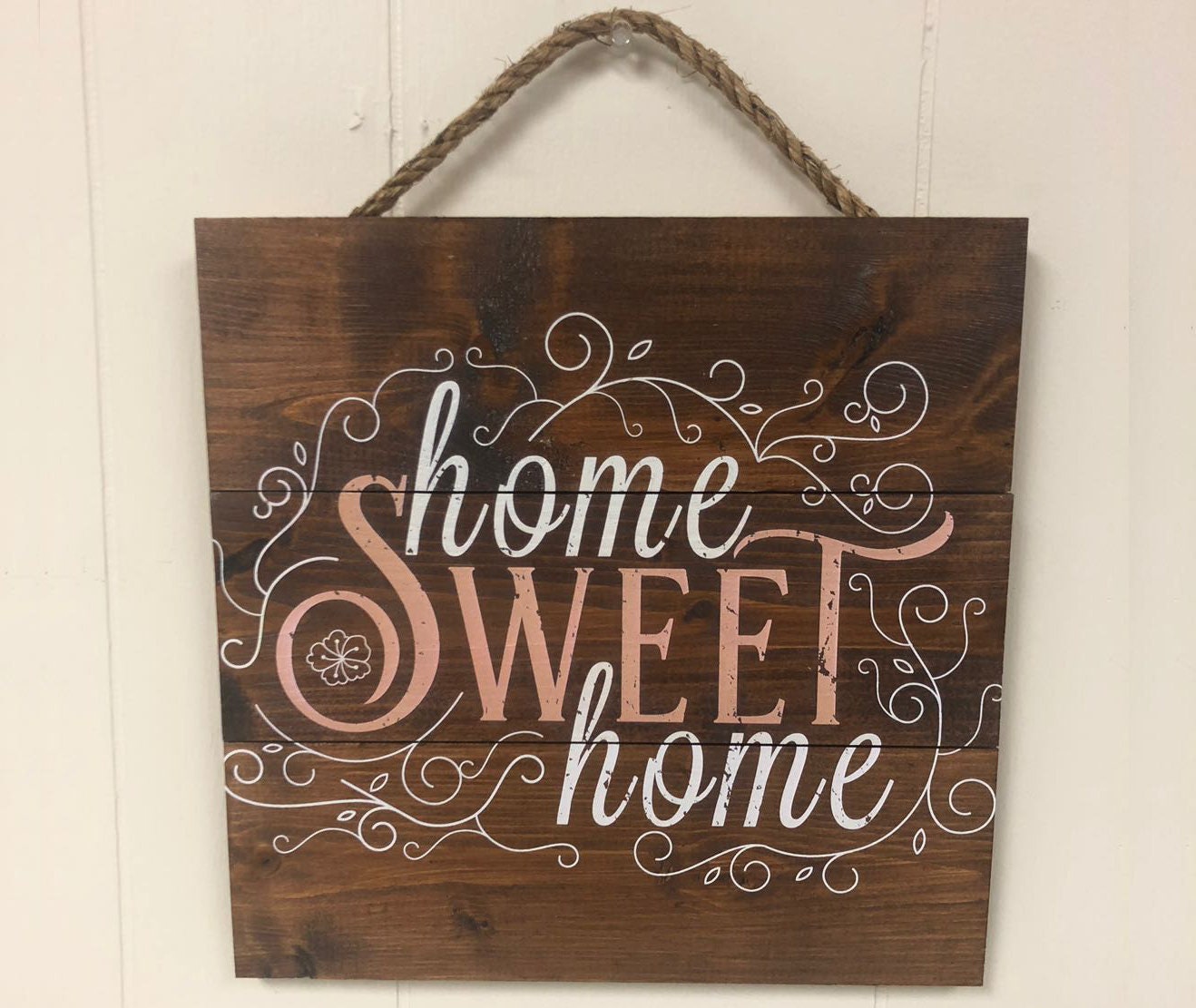  Home Sweet Home Sign Rustic Home Decor New Home Gift 