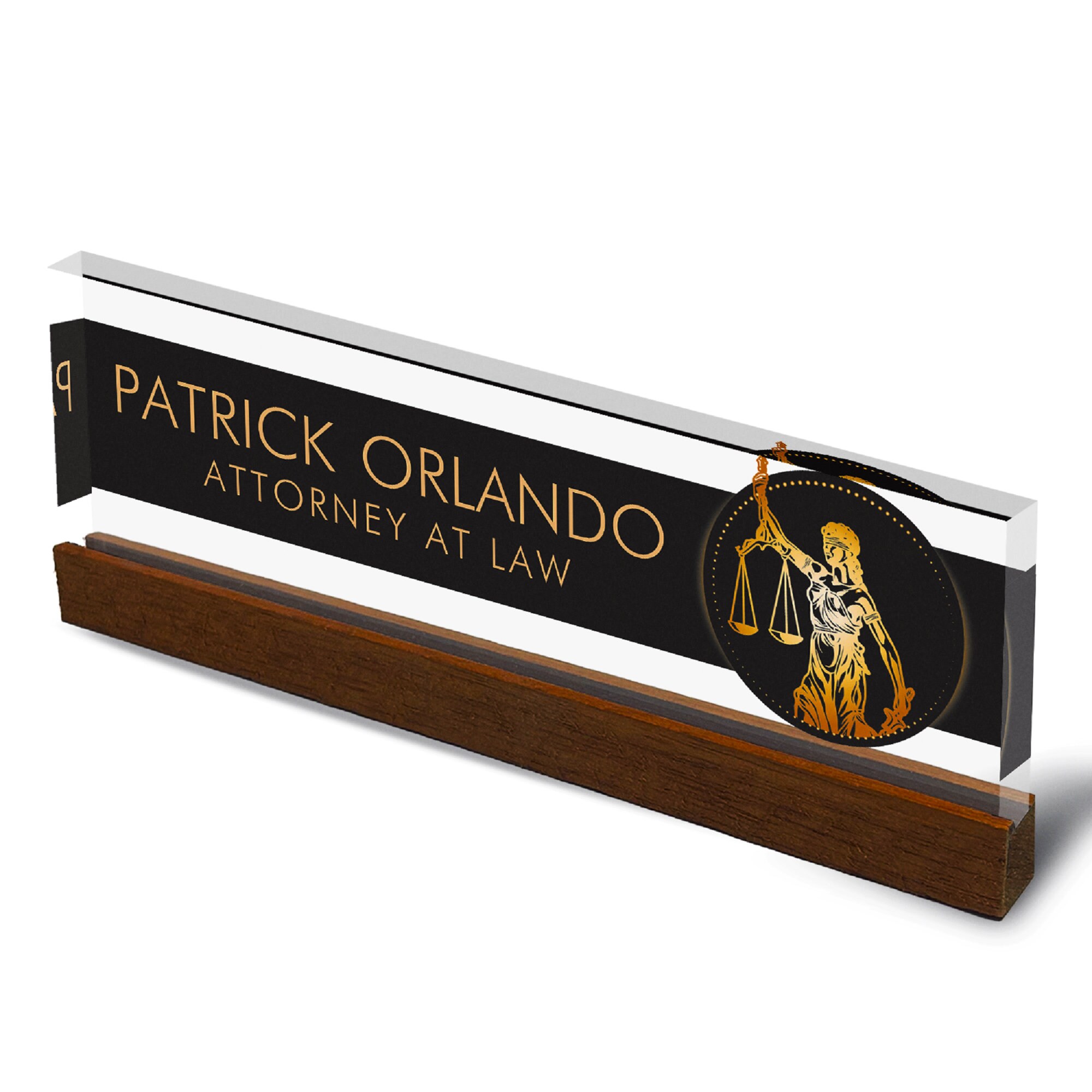 Artblox Office Desk Name Plate Personalized Custom Door Name