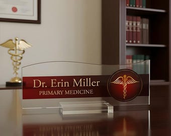 Personalized Desk Name Plate, Desk Name Nurse Sign, Doctor Desk Name Sign, Office Desk Name Sign, Custom Name Plate, Medical Name Sign