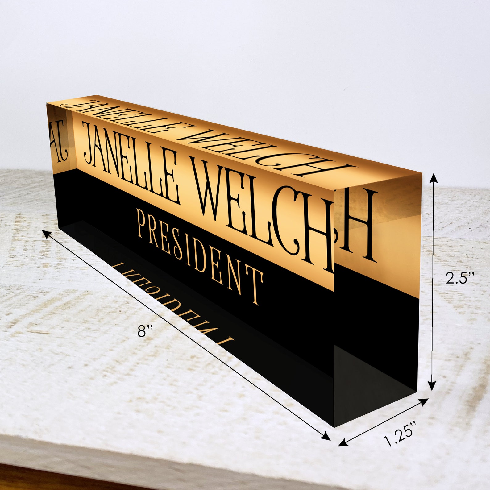 Personalized Name Plate for Desk | Custom Office Decor Nameplate Sign ...