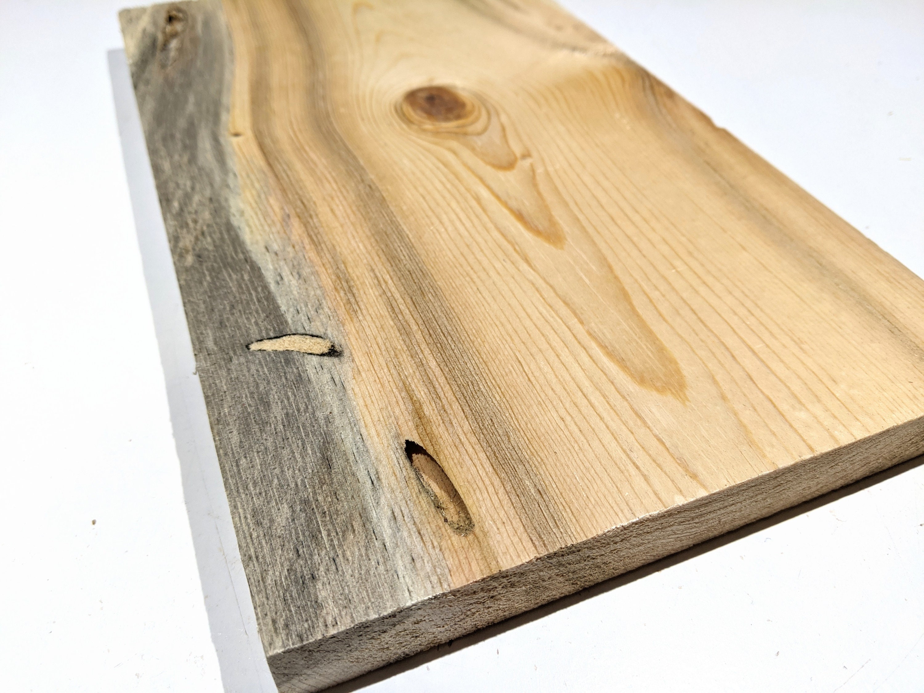 Rustic Spalted Knotty Pine Board pinus Spp. 117/8 X Etsy