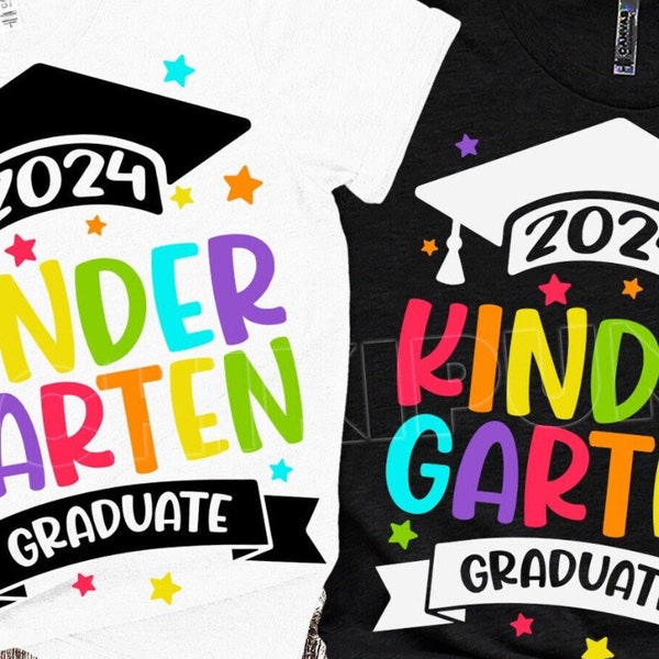 Kindergarten Graduate 2024 DTF TRANSFER ready to press