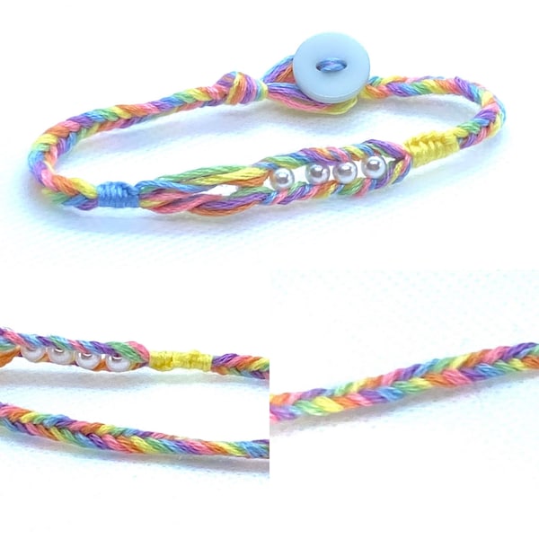 Hydration Tracking Bracelet in "Pastel Rainbow”